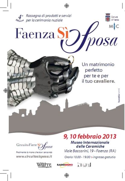Faenza Sì Sposa 9 e 10 Febbraio presso Museo Internazionale della Ceramica a Faenza (Ravenna)
