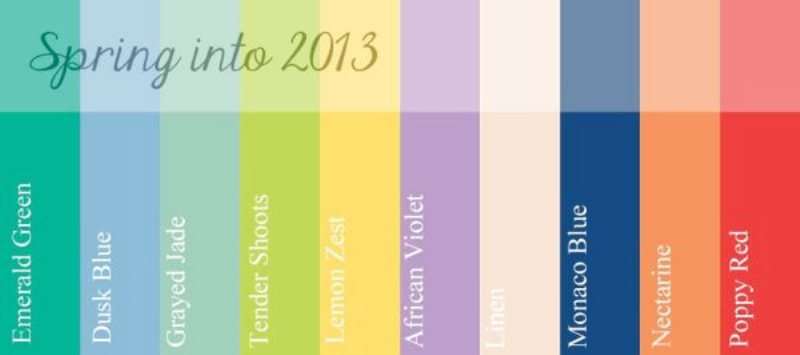 Tutti i colori trendy 2013 per il tema del vostro matrimonio