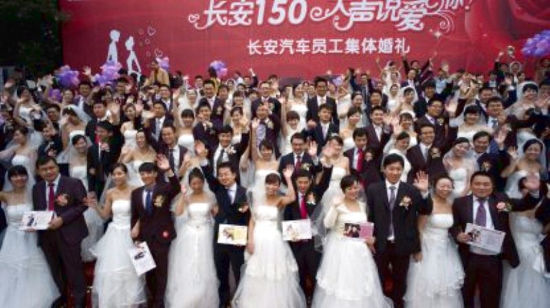 4 Gennaio 2013 oggi in Cina è il giorno ideale per sposarsi!