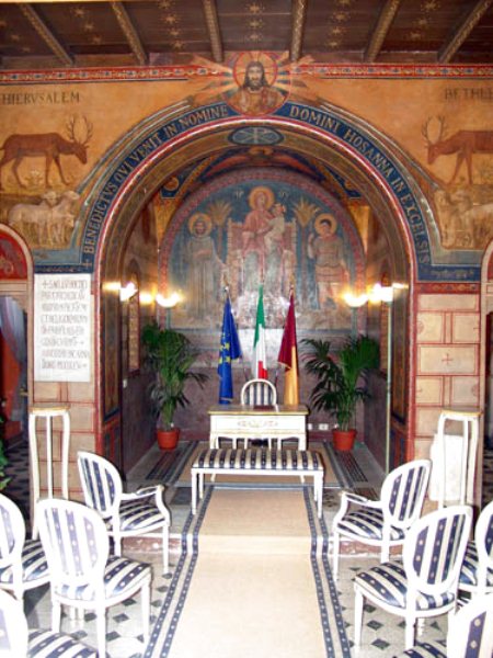 La sala per matrimoni civili di Villa Lais Roma