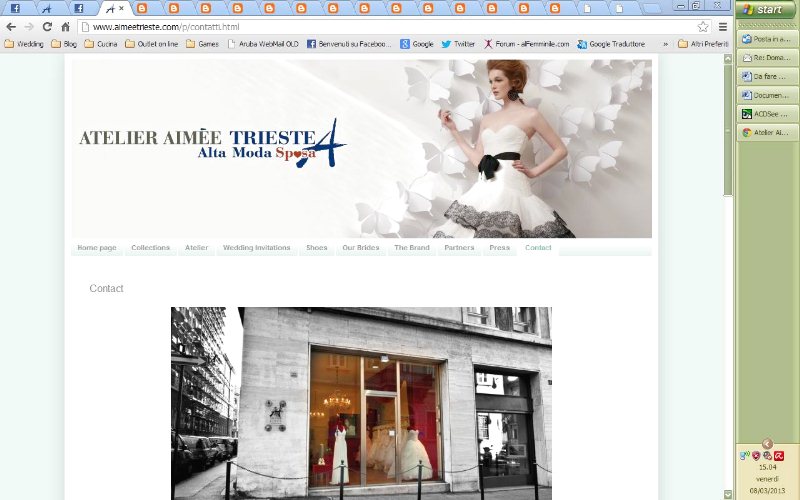Atelier Aime Trieste abiti e accessori per la sposa