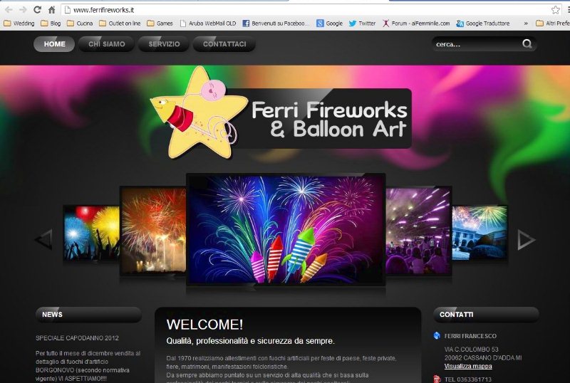  Ferri Fireworks & Balloons Art Fuochi dArtificio e Allestimenti con Palloncini