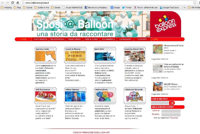 Balloon Express Shop addobbi con palloncini